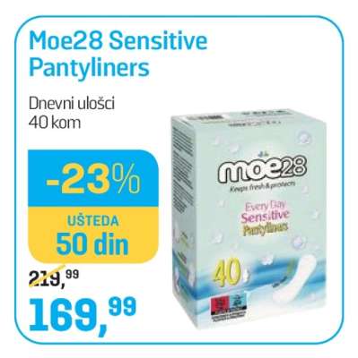 Moe28 Sensitive Pantyliners