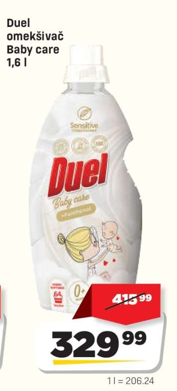 Duel omekšivač Baby care 1,6 l