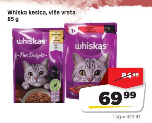 Whiskas Kesica Više Vrsta
