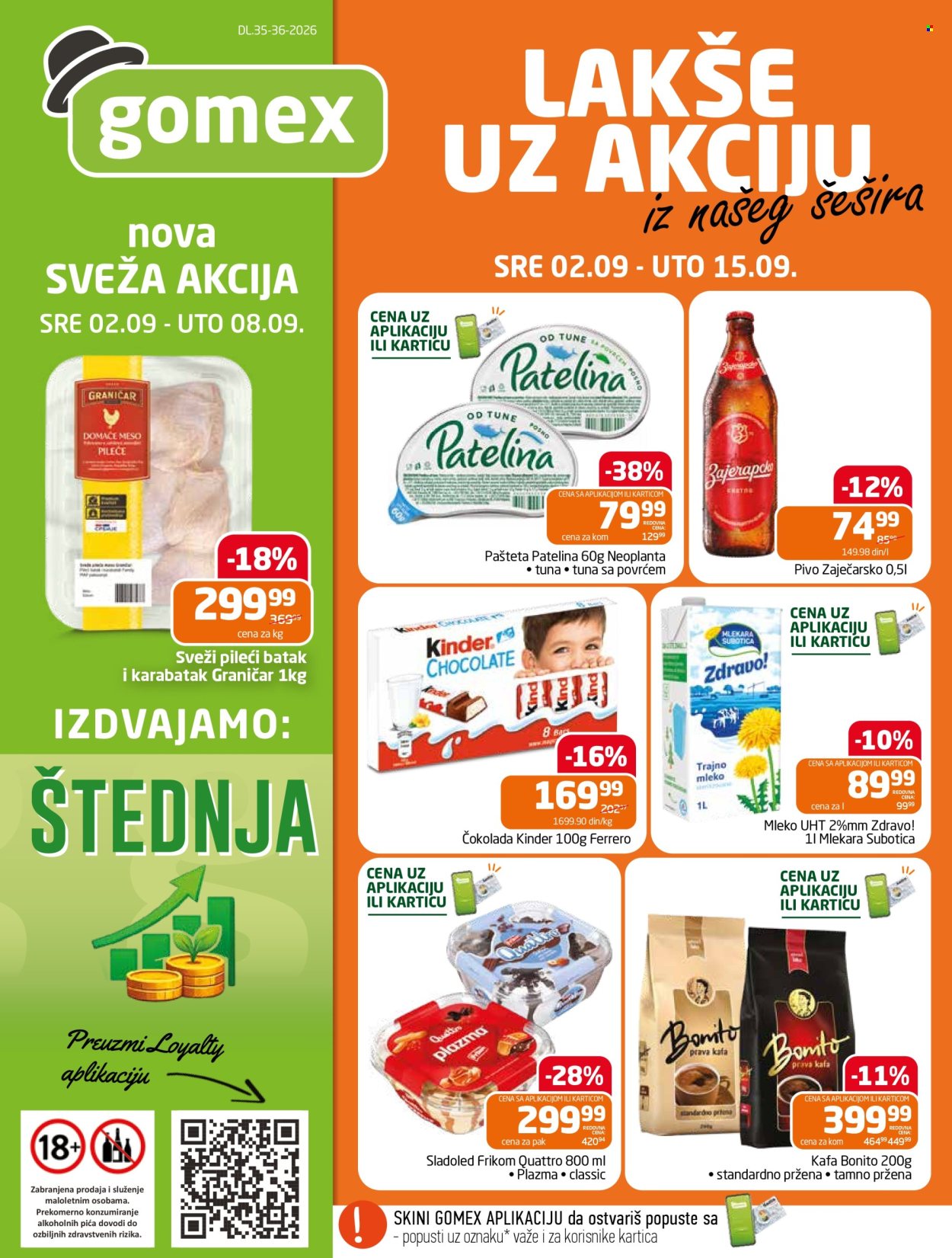 Gomex katalog  - 02.09.2026 - 15.09.2026. Stranica 1
