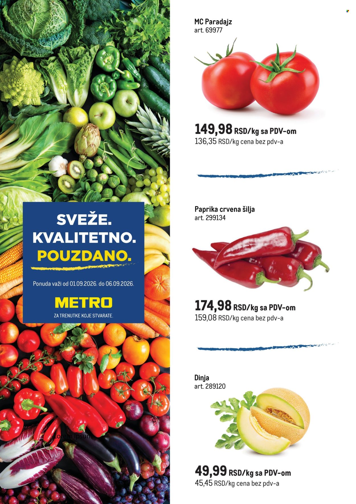 Metro katalog  - 01.09.2026 - 06.09.2026. Stranica 1