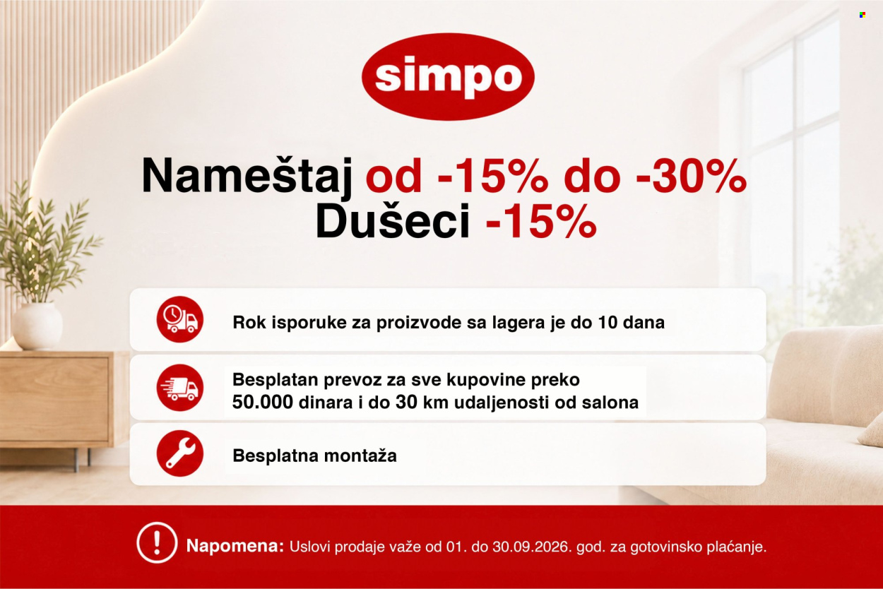 Simpo katalog  - 01.09.2026 - 30.09.2026. Stranica 1