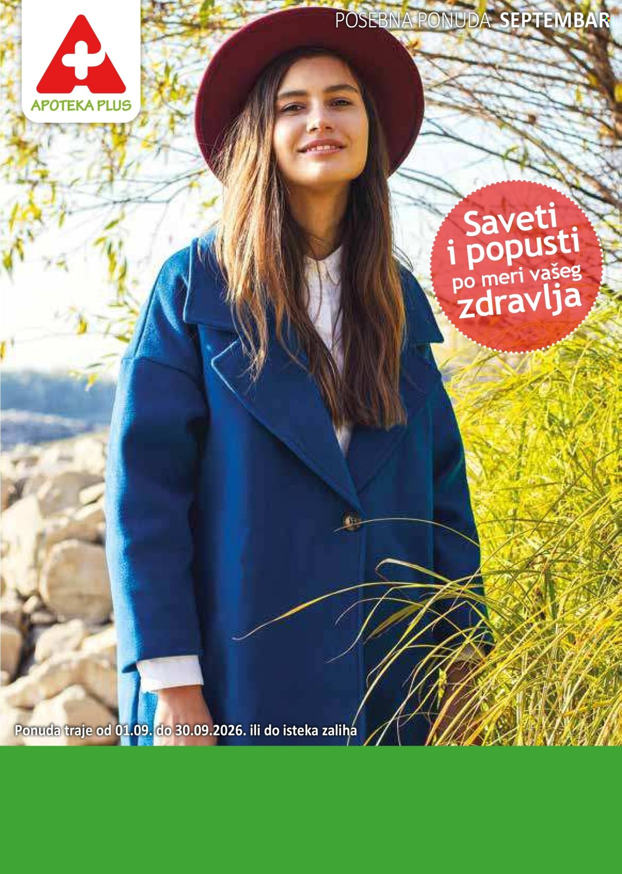Apoteka Plus katalog  - 01.09.2026 - 30.09.2026. Stranica 1