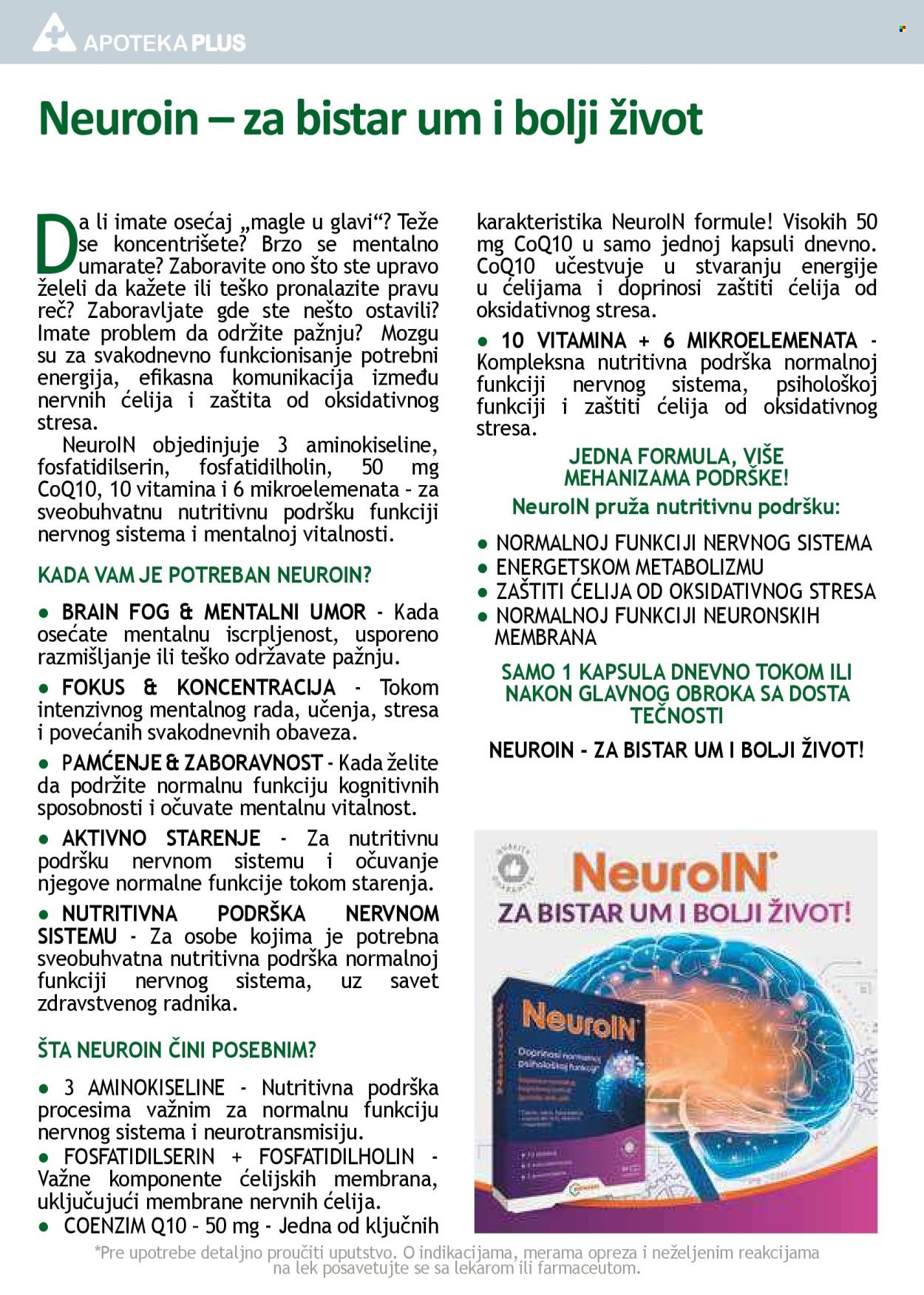 Apoteka Plus katalog  - 01.09.2026 - 30.09.2026. Stranica 8