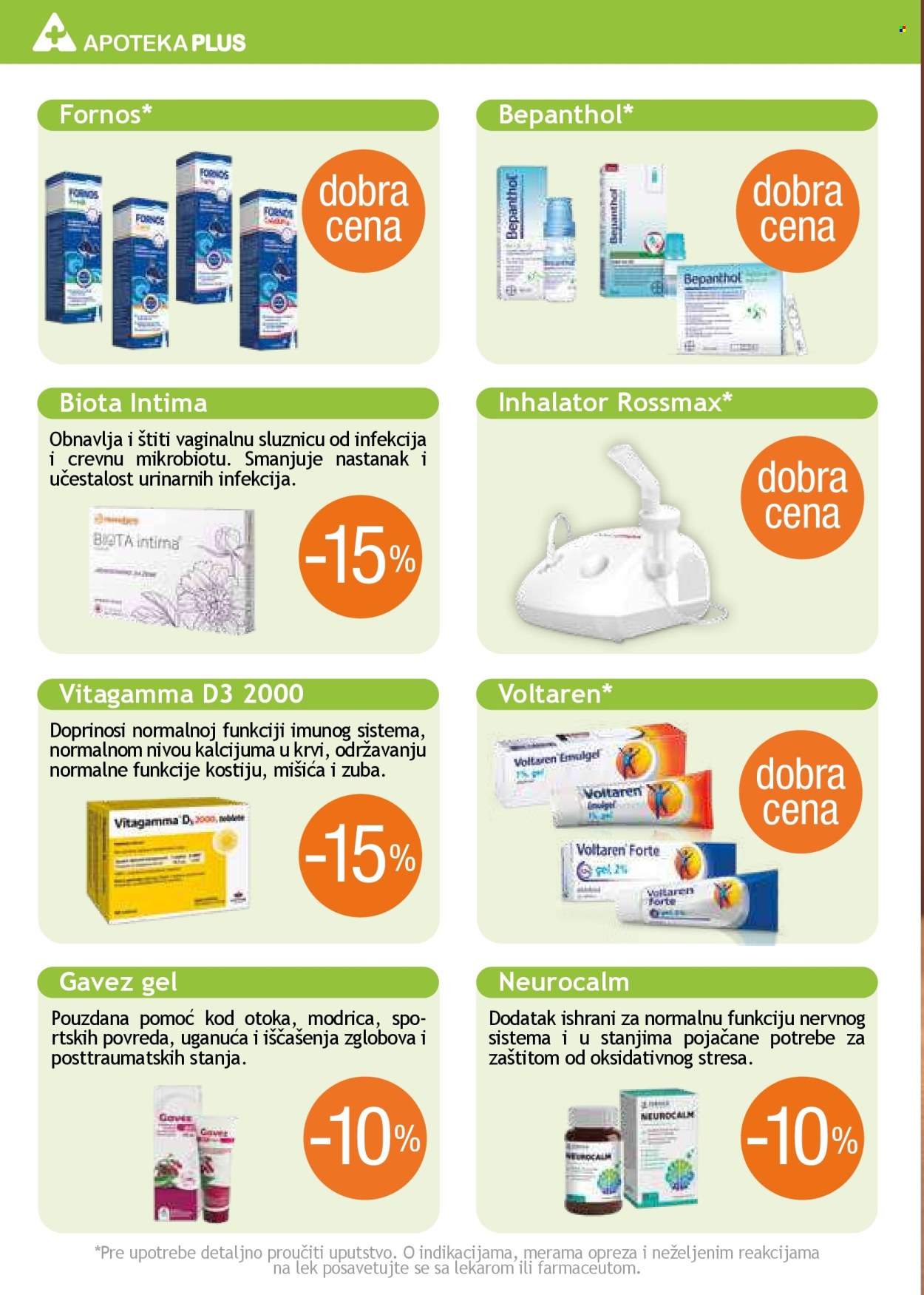 Apoteka Plus katalog  - 01.09.2026 - 30.09.2026. Stranica 10