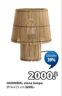 HANNIBAL stona lampa
