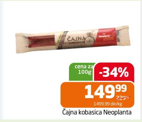Čajna kobasica Neoplanta
