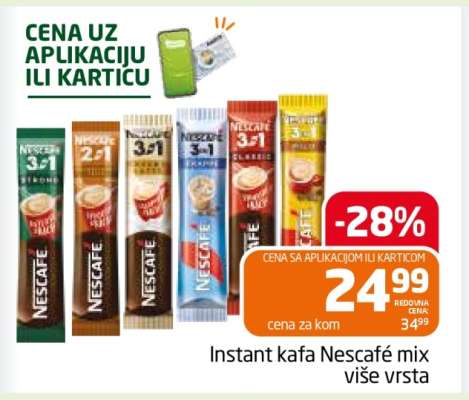 Instant kafa Nescafé mix više vrsta