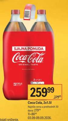 Coca Cola 2x1.5L