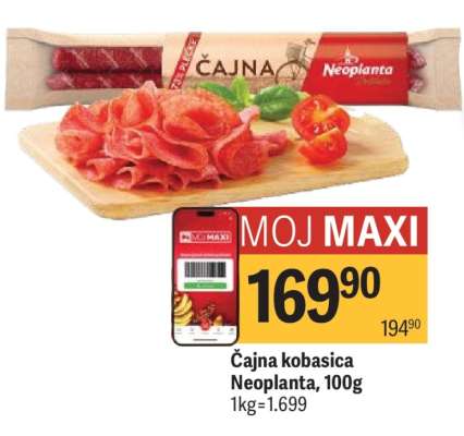 ČAJNA KOBASICA Neoplanta 100g