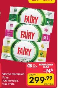 Vlažne maramice Fairy