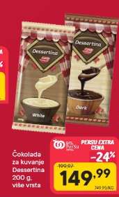 Čokolada za kuvanje Dessertina