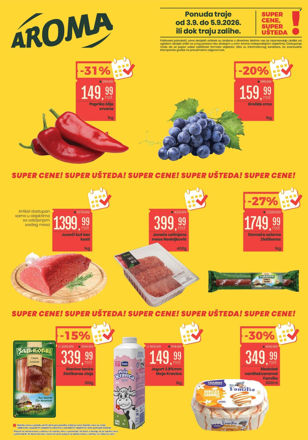 Aroma Market katalog  - 03.09.2026 - 05.09.2026. Stranica 1