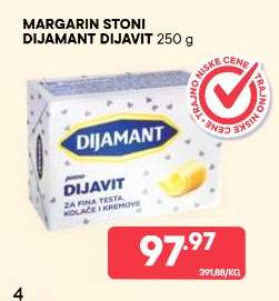 Margarin stoni Dijamant dijavit 250 g