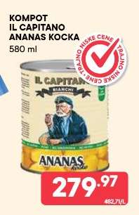 KOMPOT IL CAPITANO ANANAS KOCKA