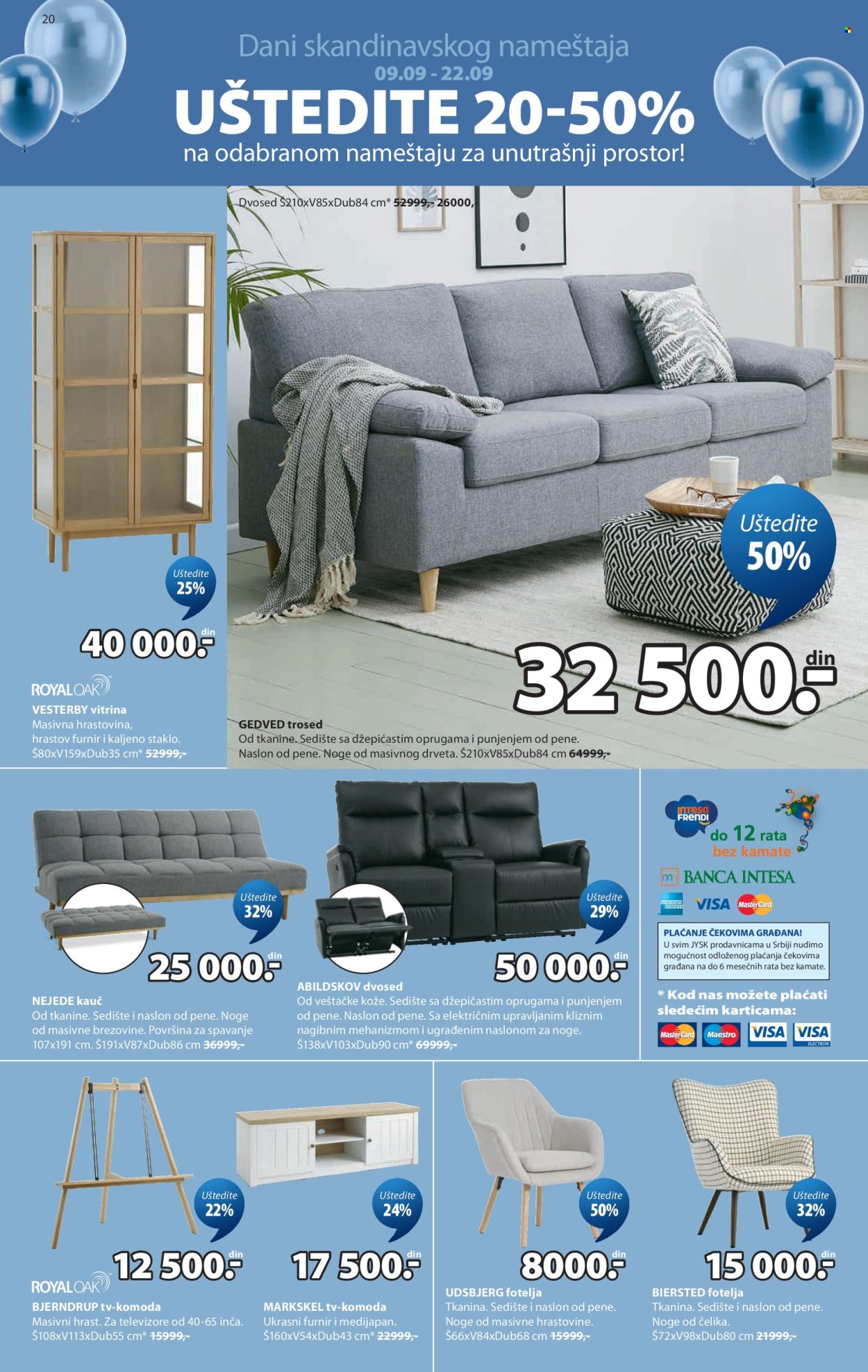 JYSK katalog  - 09.09.2026 - 13.10.2026. Stranica 20