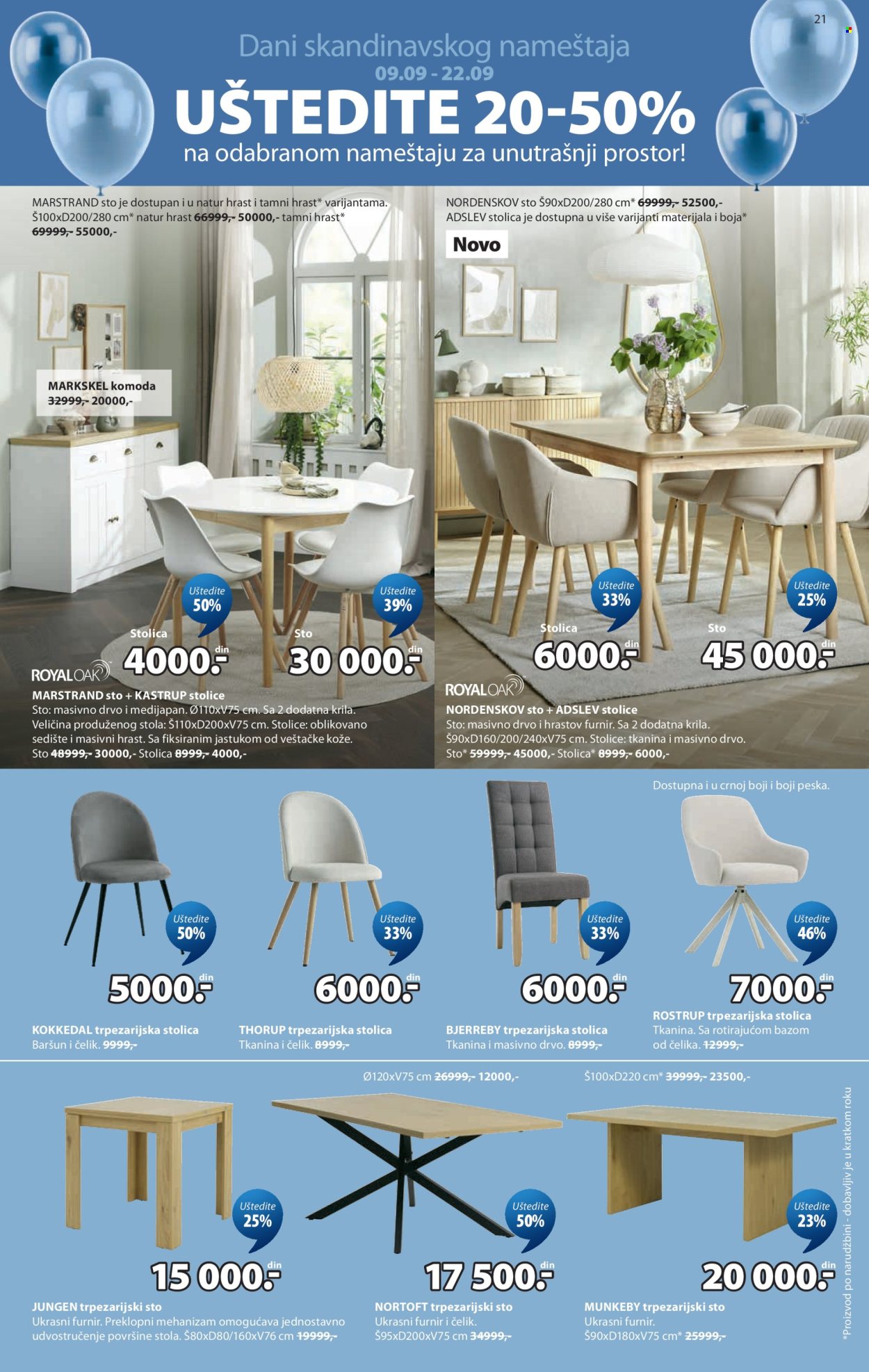 JYSK katalog  - 09.09.2026 - 13.10.2026. Stranica 21