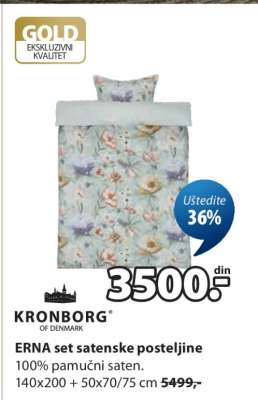 ERNA set satenske posteljine