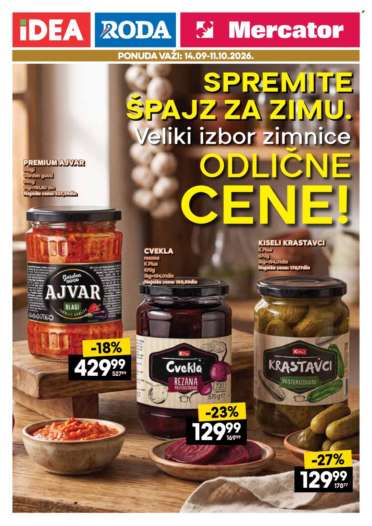 Mercator Centar katalog  - 14.09.2026 - 11.10.2026. Stranica 1