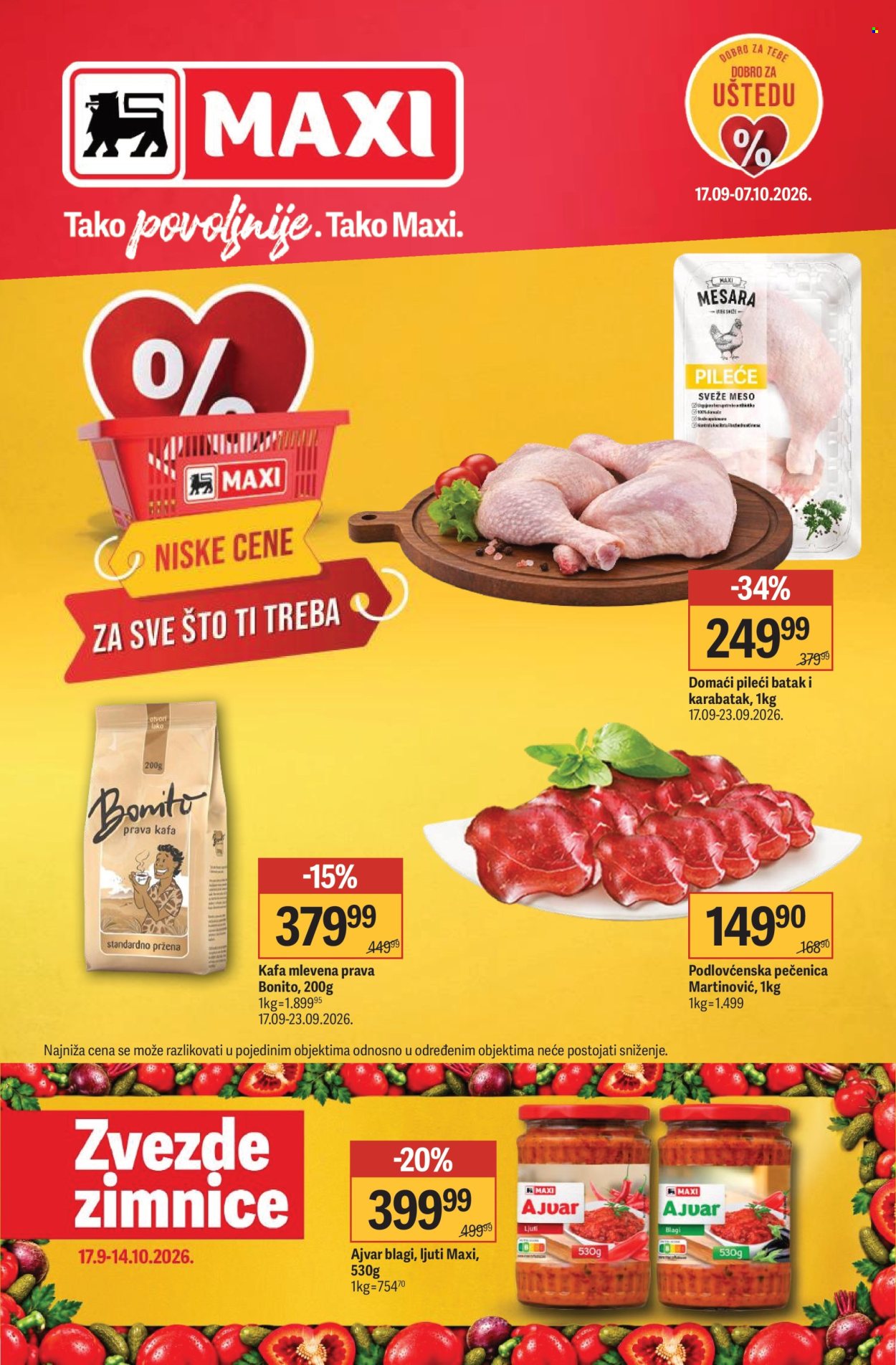 Maxi katalog  - 17.09.2026 - 07.10.2026. Stranica 1
