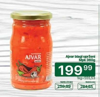 Ajvar blagi uprženi