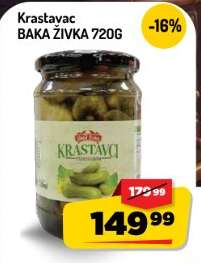 KRASTAVAC BAKA ŽIVKA 720G