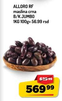 ALLORO RF maslina crna B/K JUMBO