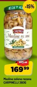 Masline zelene rezane CARPINELLI 360G