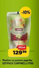 Masline sa pastom paprike DOYPACK CARPINELLI 170G