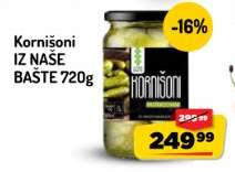 Kornišoni IZ NAŠE BAŠTE 720g