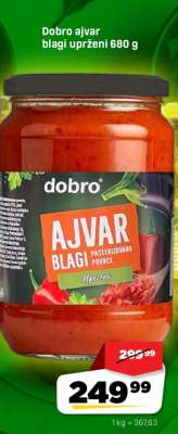Dobro ajvar blagi uprženi 680 g