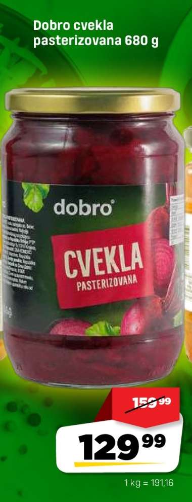 Dobro cvekla pasterizovana 680 g