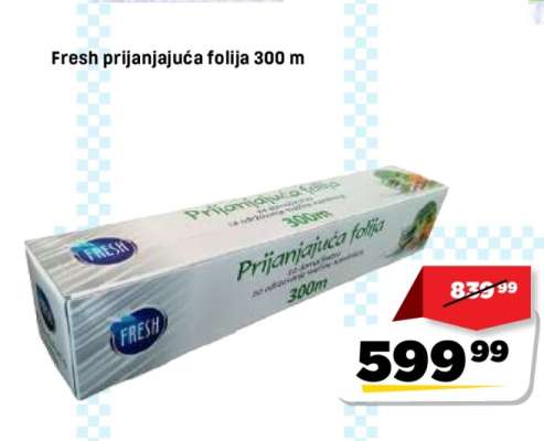 Fresh prijanjajuća folija 300 m