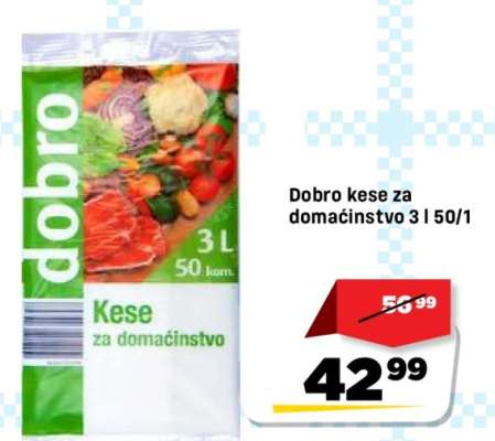 Dobro kese za domaćinstvo 3 l 50/1