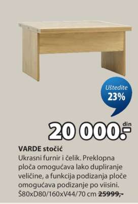 VARDE stočić