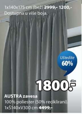 AUSTRA ZAVESA