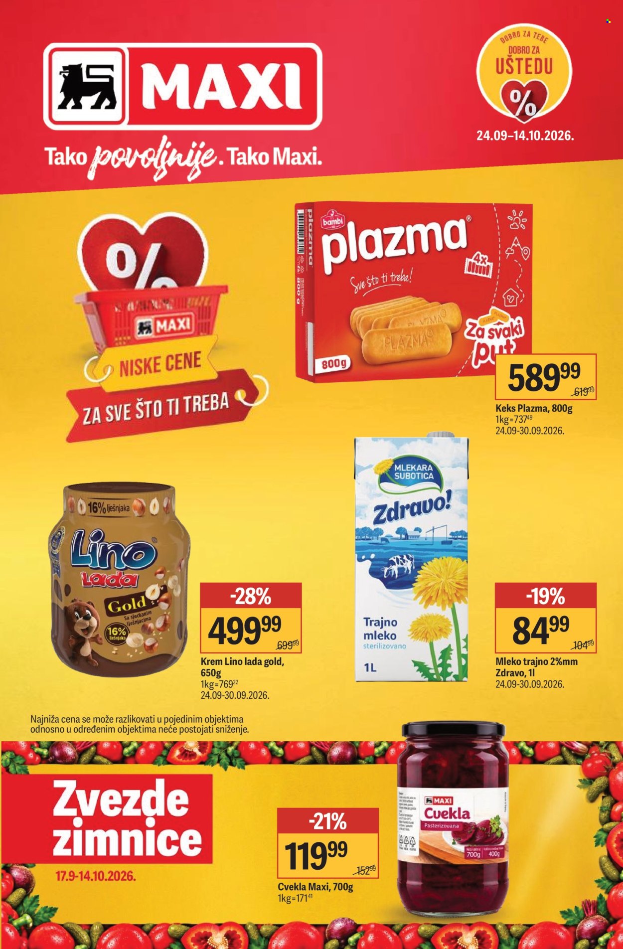 Maxi katalog  - 24.09.2026 - 14.10.2026. Stranica 1
