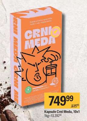 Kapsule Crni Meda, 10x1