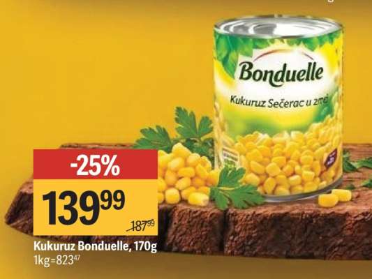 Kukuruz Bonduelle, 170g