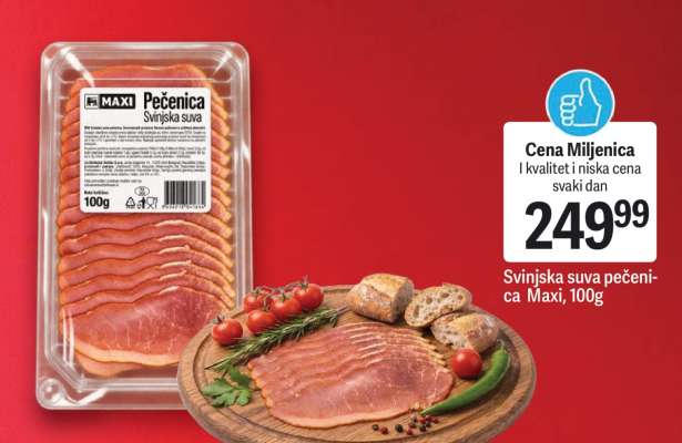 Svinjska suva pečenica Maxi 100g