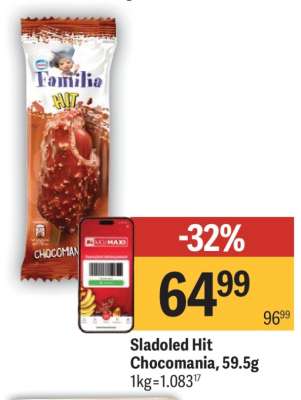 Sladoled Hit Chocomania, 59.5g