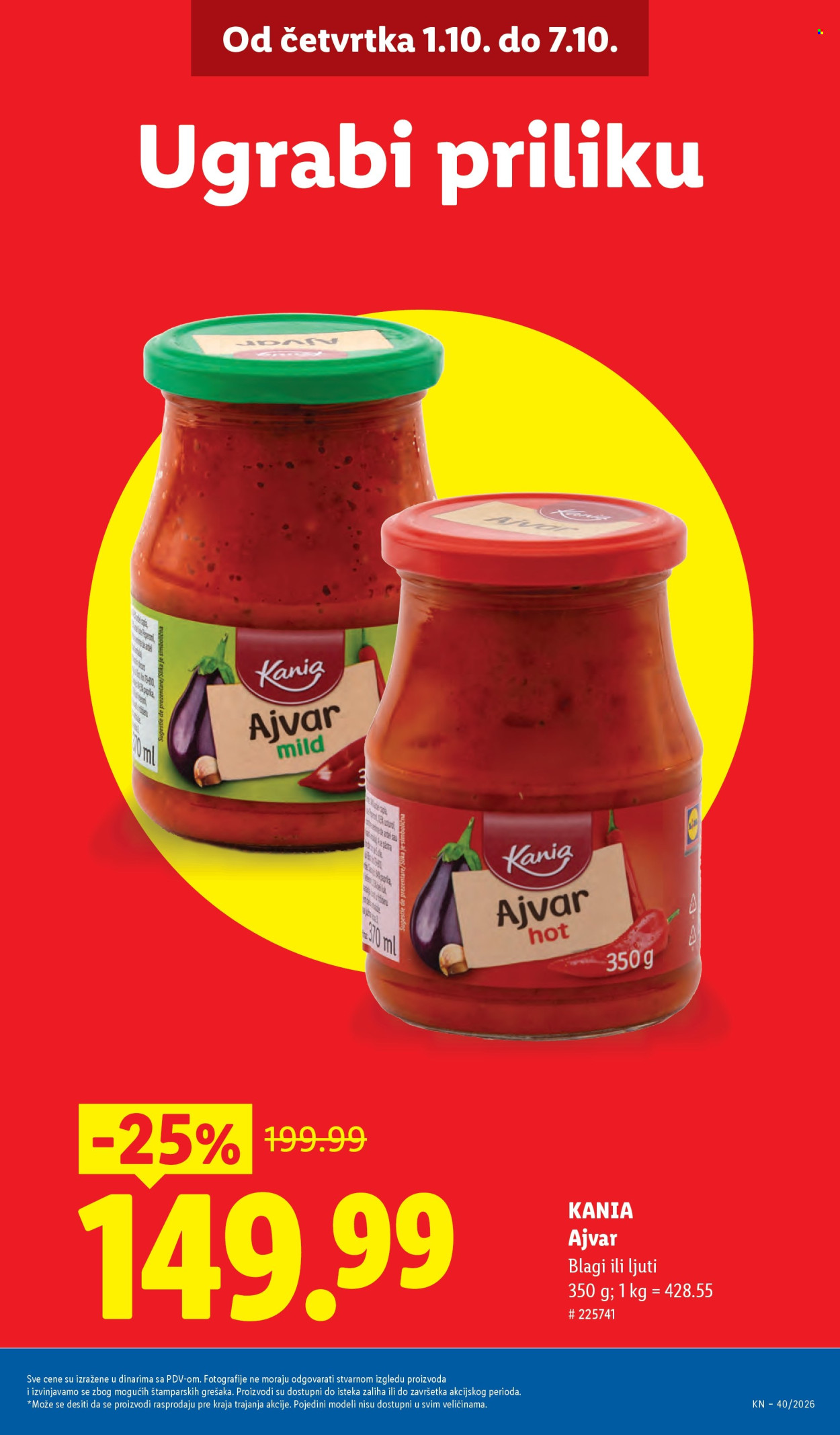 Lidl katalog  - 01.10.2026 - 07.10.2026. Stranica 9
