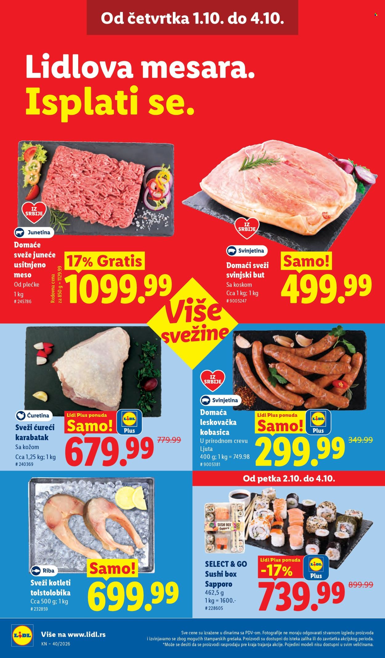 Lidl katalog  - 01.10.2026 - 07.10.2026. Stranica 22