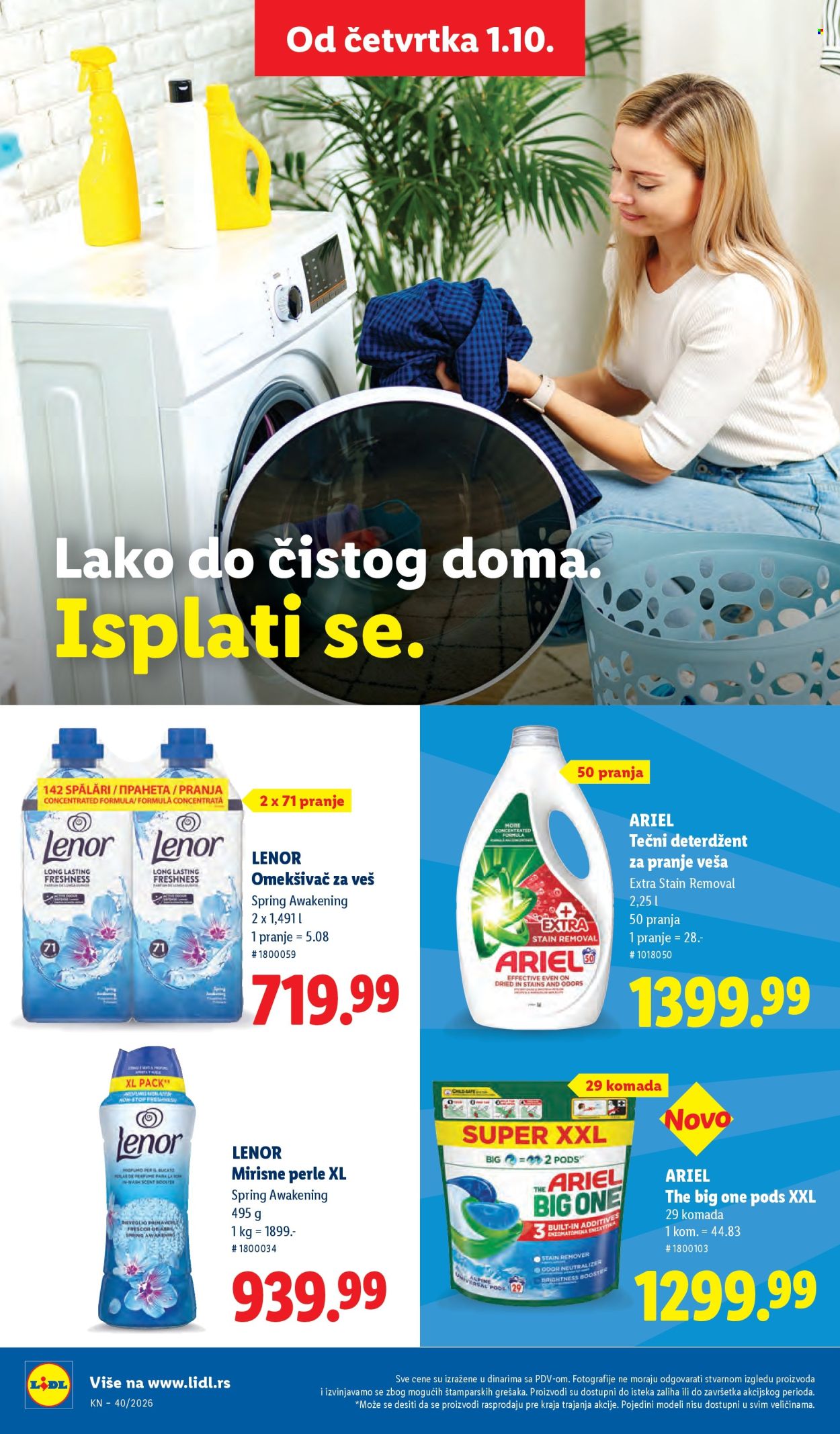 Lidl katalog  - 01.10.2026 - 07.10.2026. Stranica 36