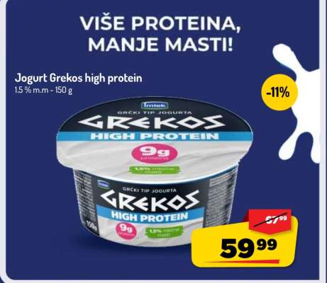 Jogurt Grekos high protein