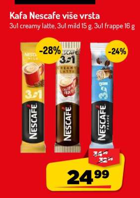 Kafa Nescafe više vrsta