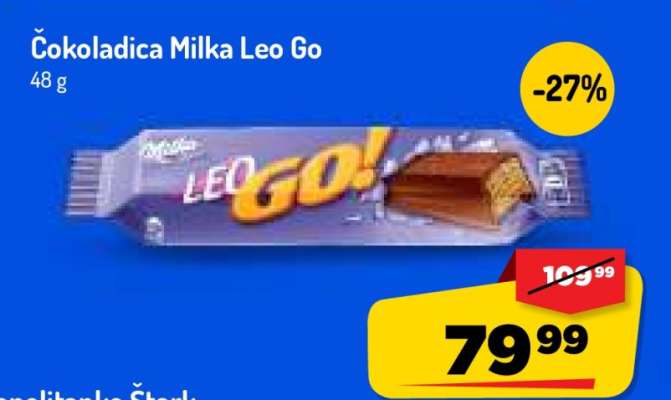 Čokoladica Milka Leo Go
