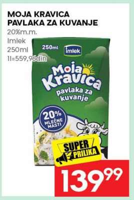MOJA KRAVICA PAVLAKA ZA KUVANJE