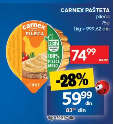 CARNEX PAŠTETA