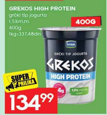 GREKOS HIGH PROTEIN